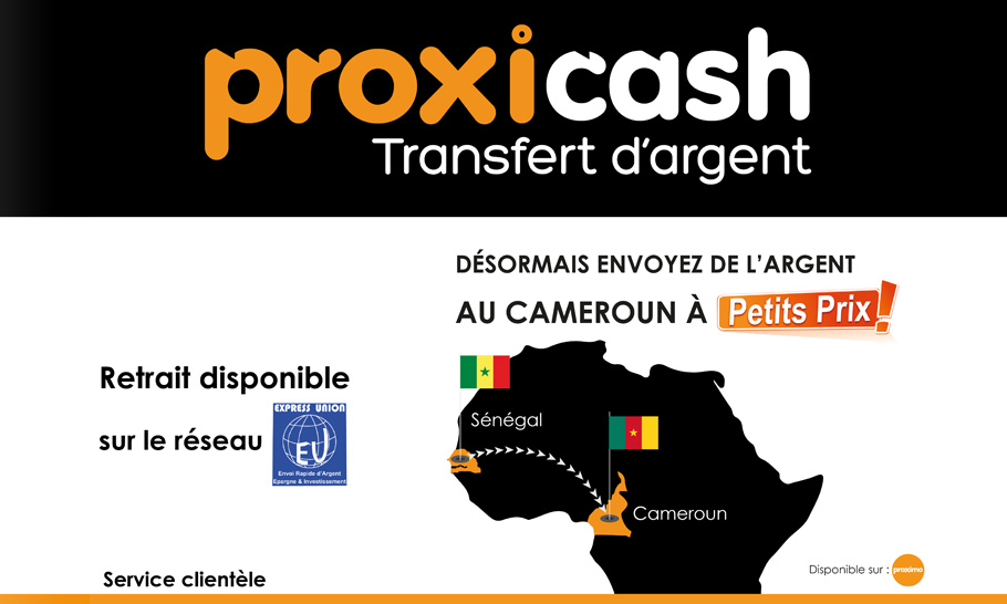 Envoi Proxicash Cameroun